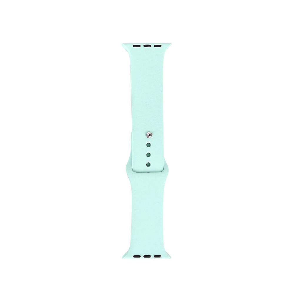 Apple Watch 38mm Band Serisi Klasik Kordon Silikon Strap Kayış Emerald Green