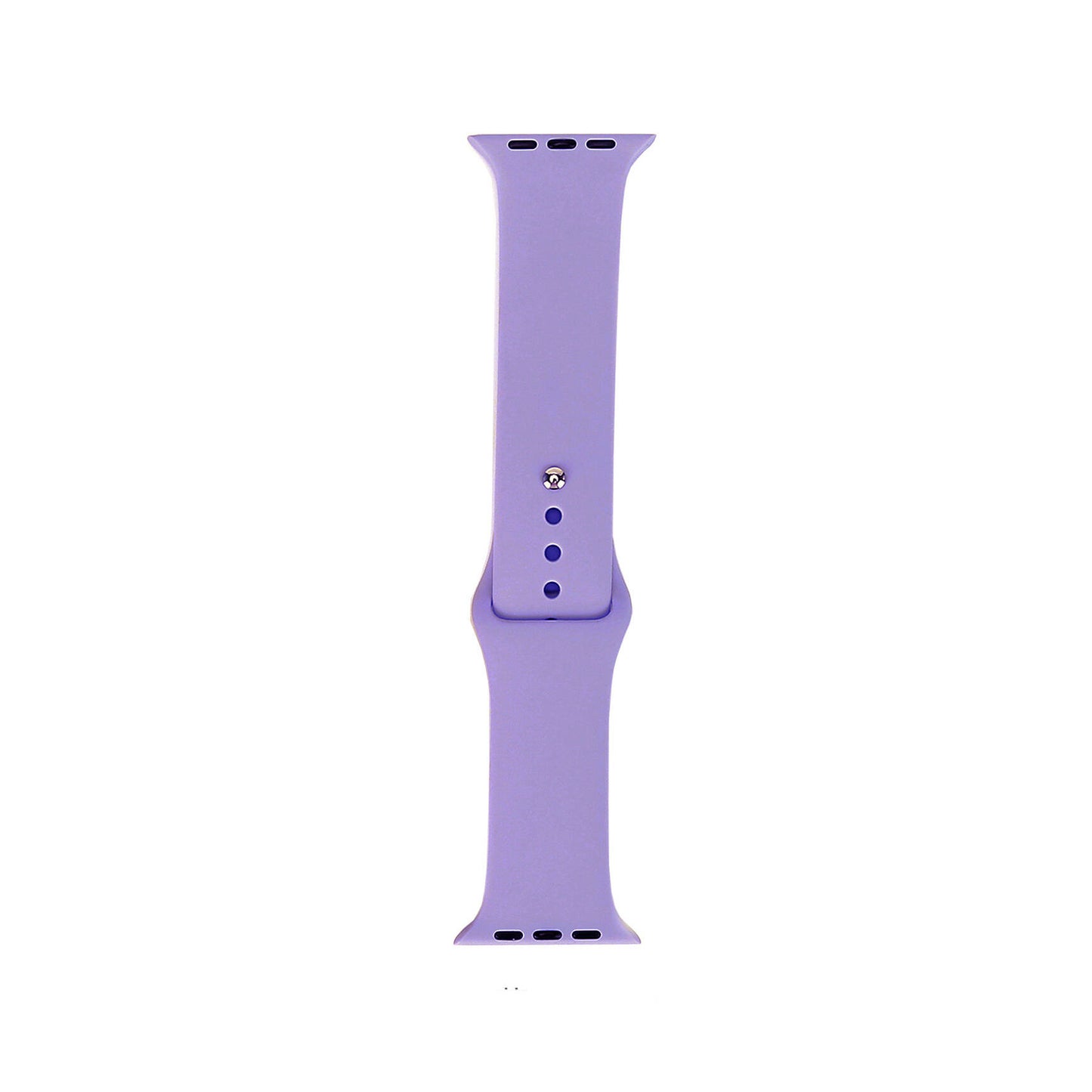 Apple Watch 38mm Band Serisi Klasik Kordon Silikon Strap Kayış Lavender