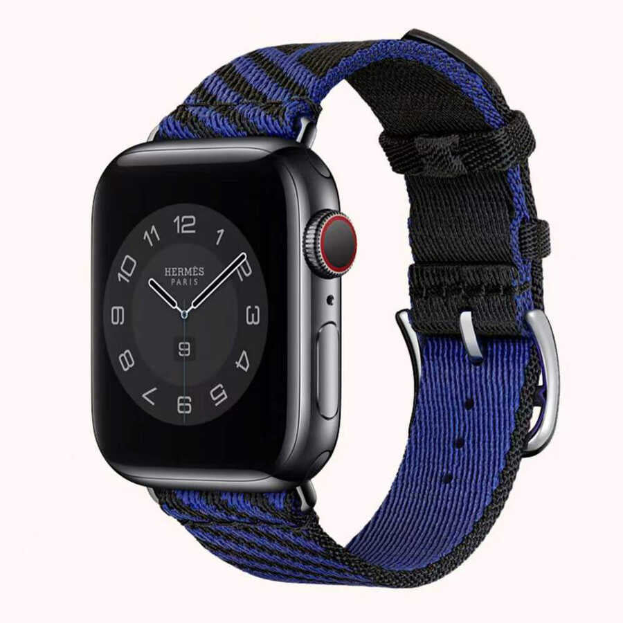 Apple Watch 38mm KRD-51 Hasır Kordon NO1