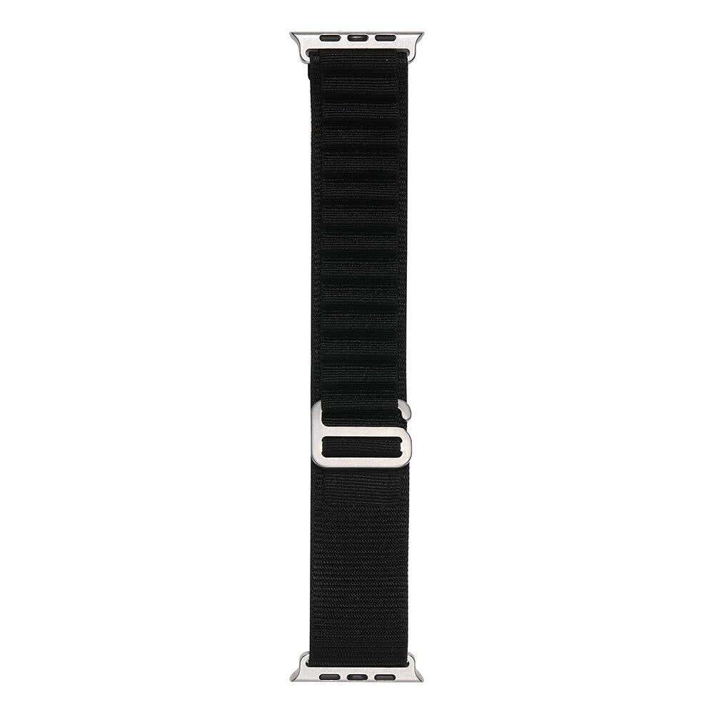 Apple Watch 38mm Zore Band-74 Hasır Kordon Siyah