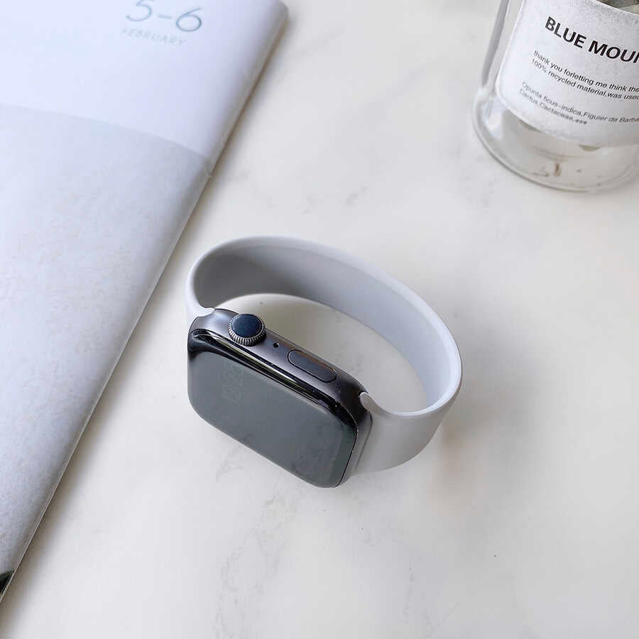 Apple Watch 40mm KRD-31 Solo Loop Small Kordon Gri