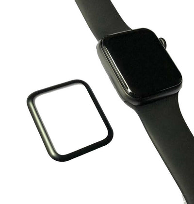 Apple Watch 40mm Zore PMMA Silikon Body Saat Ekran Koruyucu Siyah