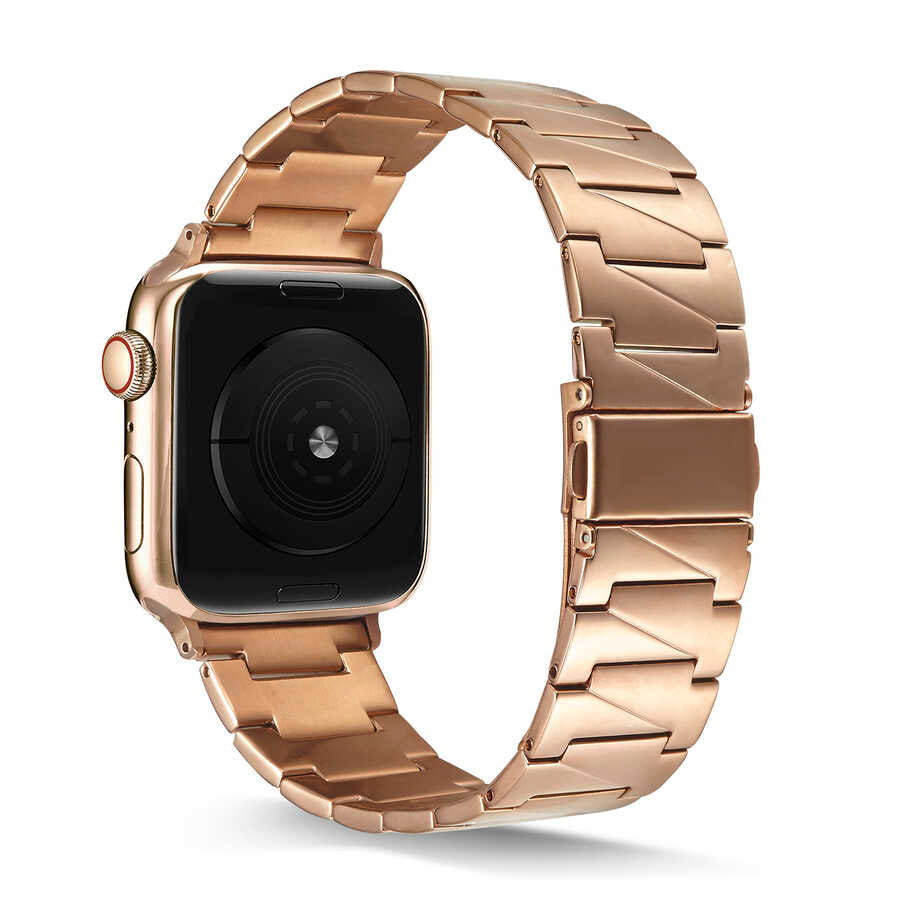 Apple Watch 42mm KRD-48 Metal Kordon Gümüş
