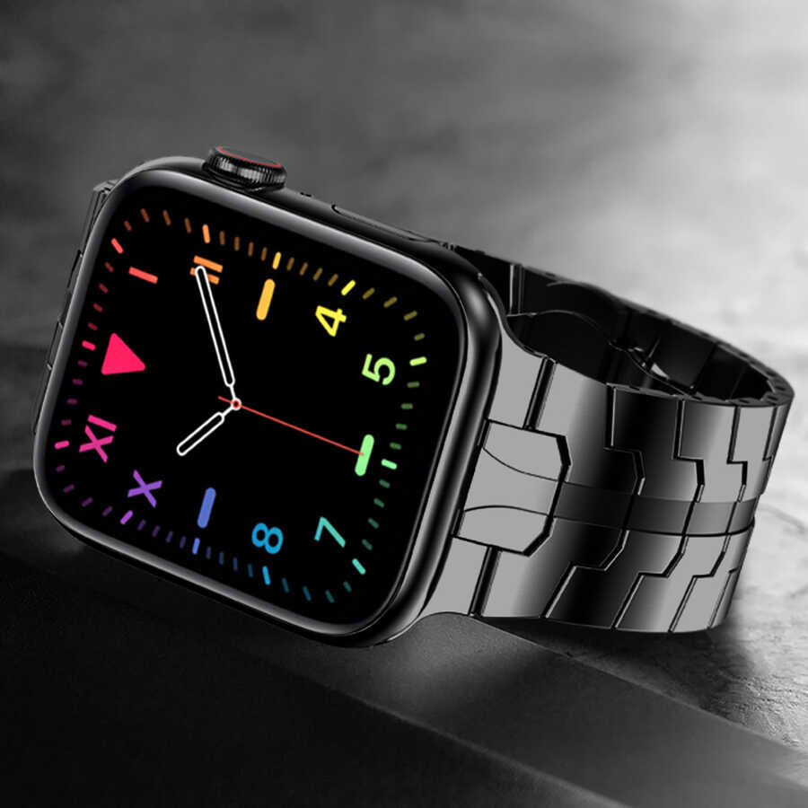 Apple Watch 42mm KRD-63 Metal Kordon Gümüş