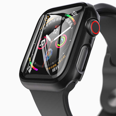 Apple Watch 42mm Zore Watch Gard Ekran Koruyucu Siyah