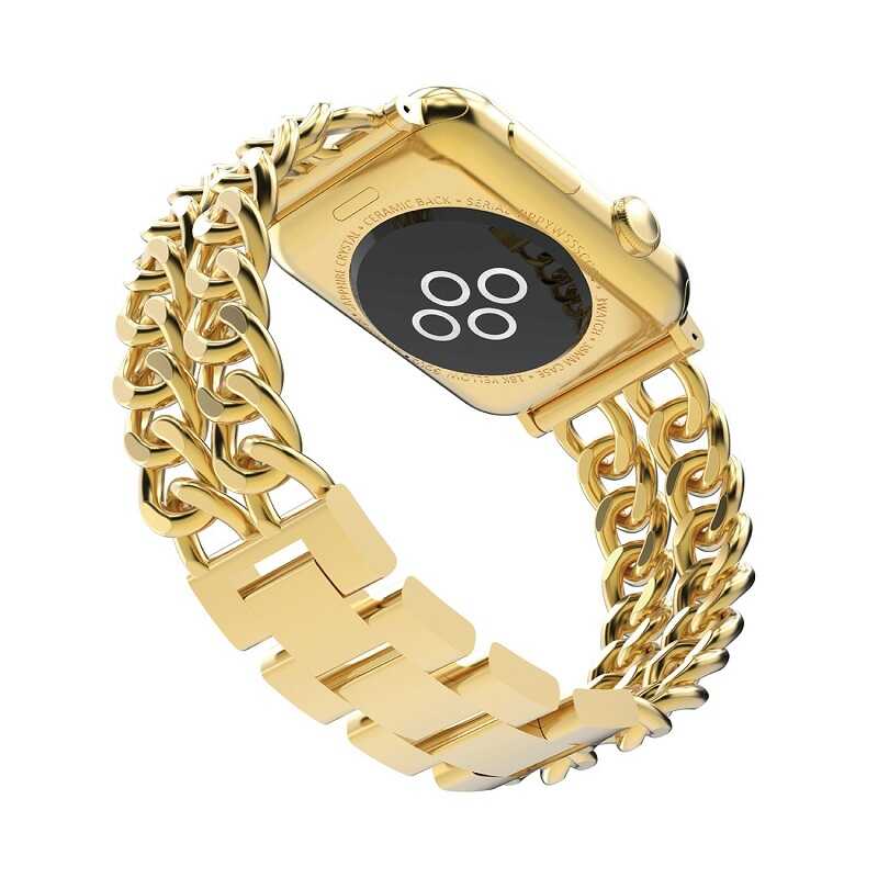 Apple Watch 44mm Cowboy Metal Kordon Gold