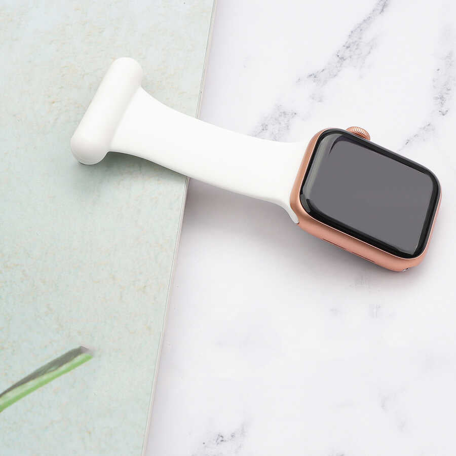 Apple Watch 44mm KRD-44 Silikon Kordon Siyah
