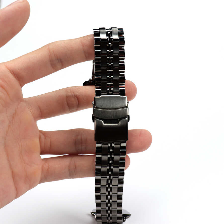 Apple Watch 44mm KRD-54 Metal Kordon Lacivert