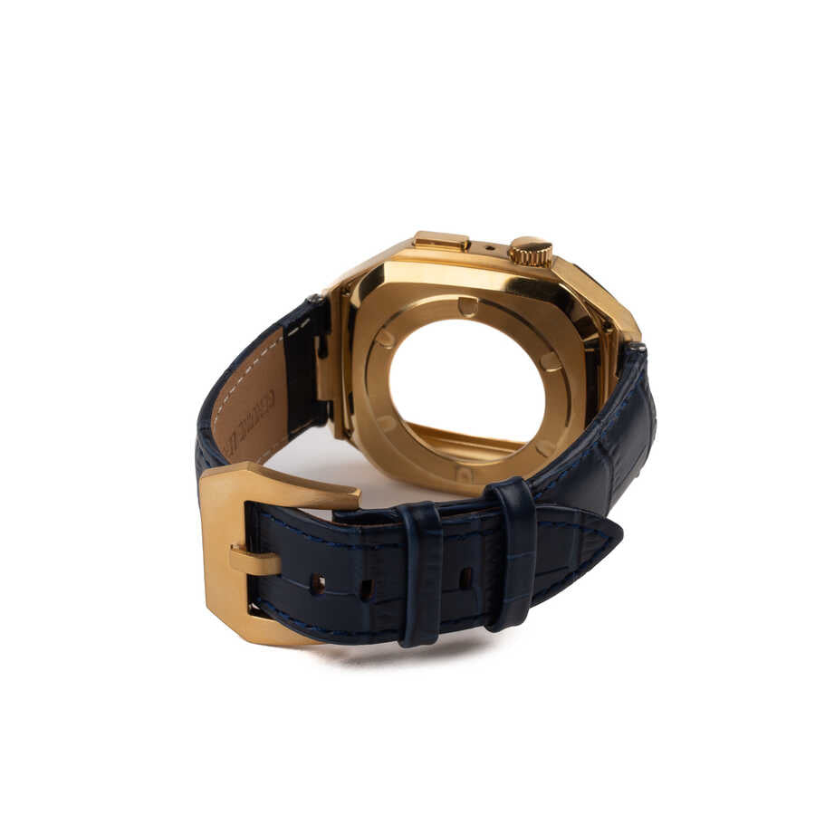 Apple Watch 44mm KRD-67 Kordon Lacivert-Gümüş