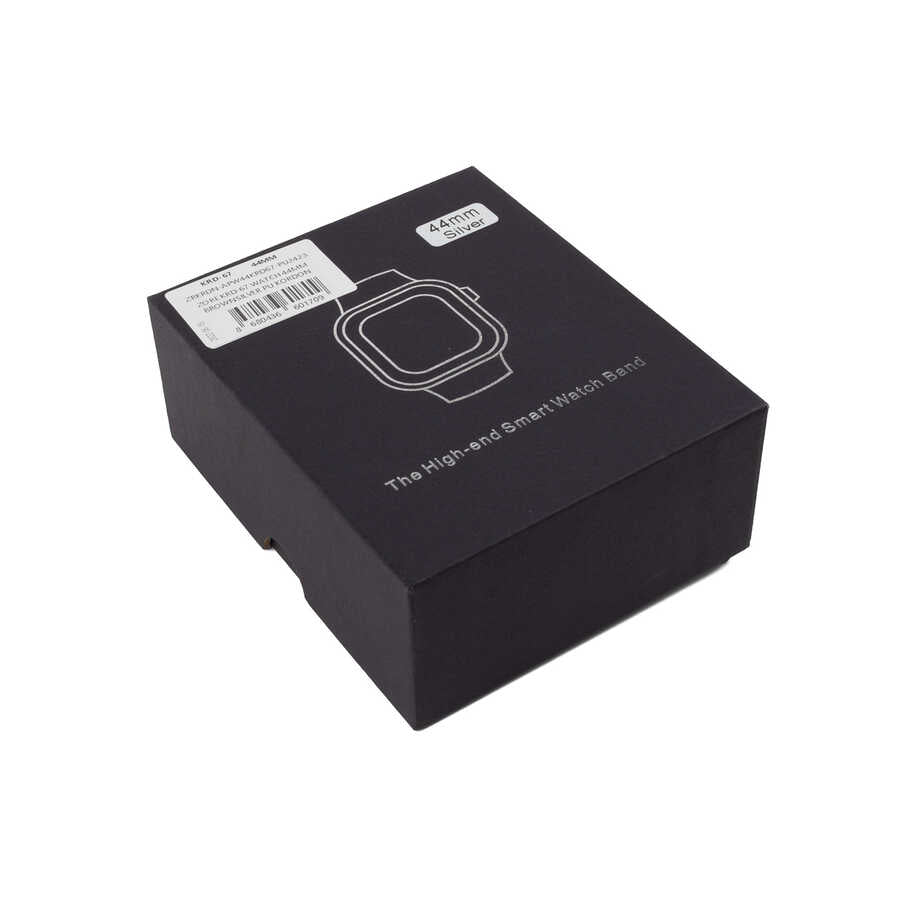 Apple Watch 44mm KRD-67 Kordon Lacivert-Gümüş
