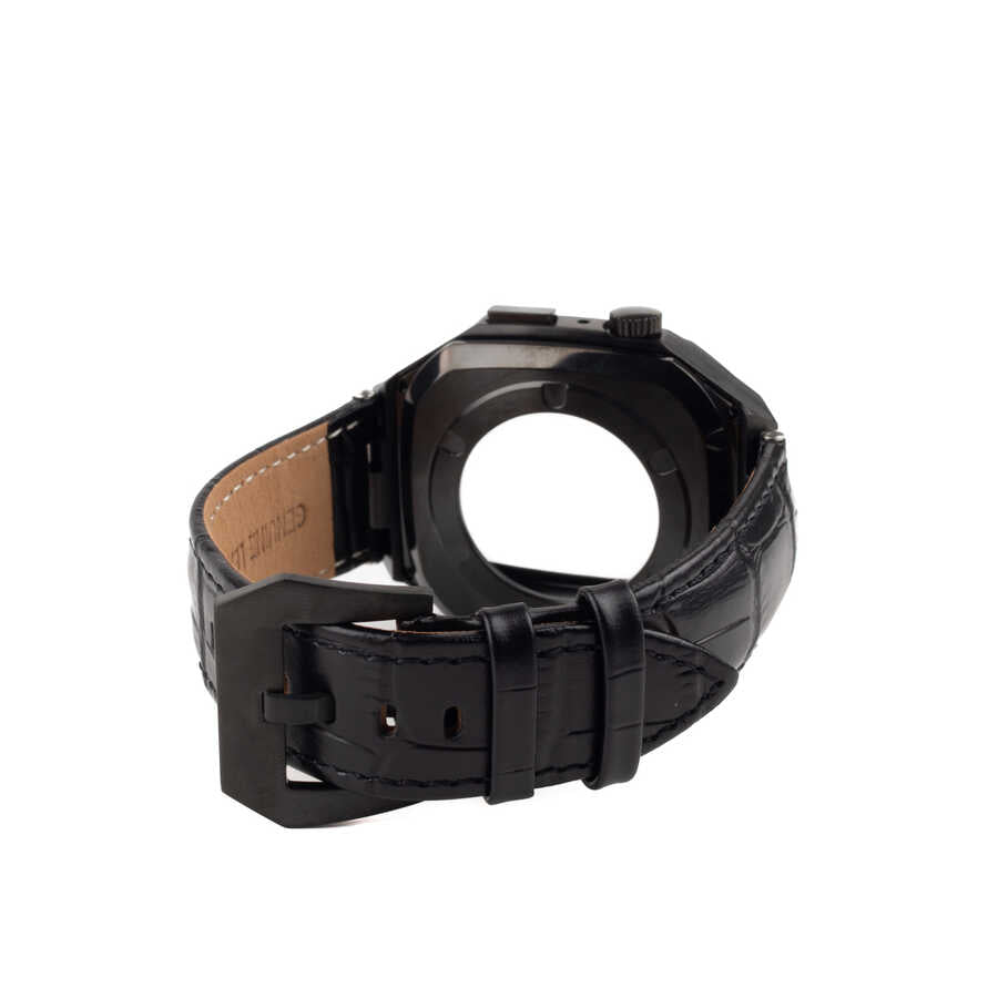 Apple Watch 44mm KRD-67 Kordon Lacivert-Gümüş