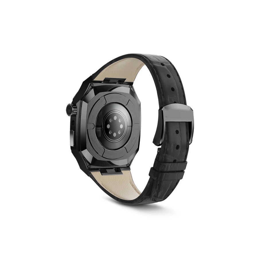 Apple Watch 44mm KRD-67 Kordon Lacivert-Gümüş