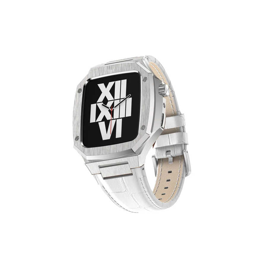 Apple Watch 44mm KRD-67 Kordon Lacivert-Gümüş