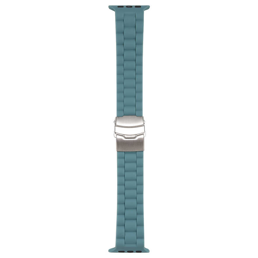 Apple Watch 44mm KRD-72 Silikon Kordon Lila