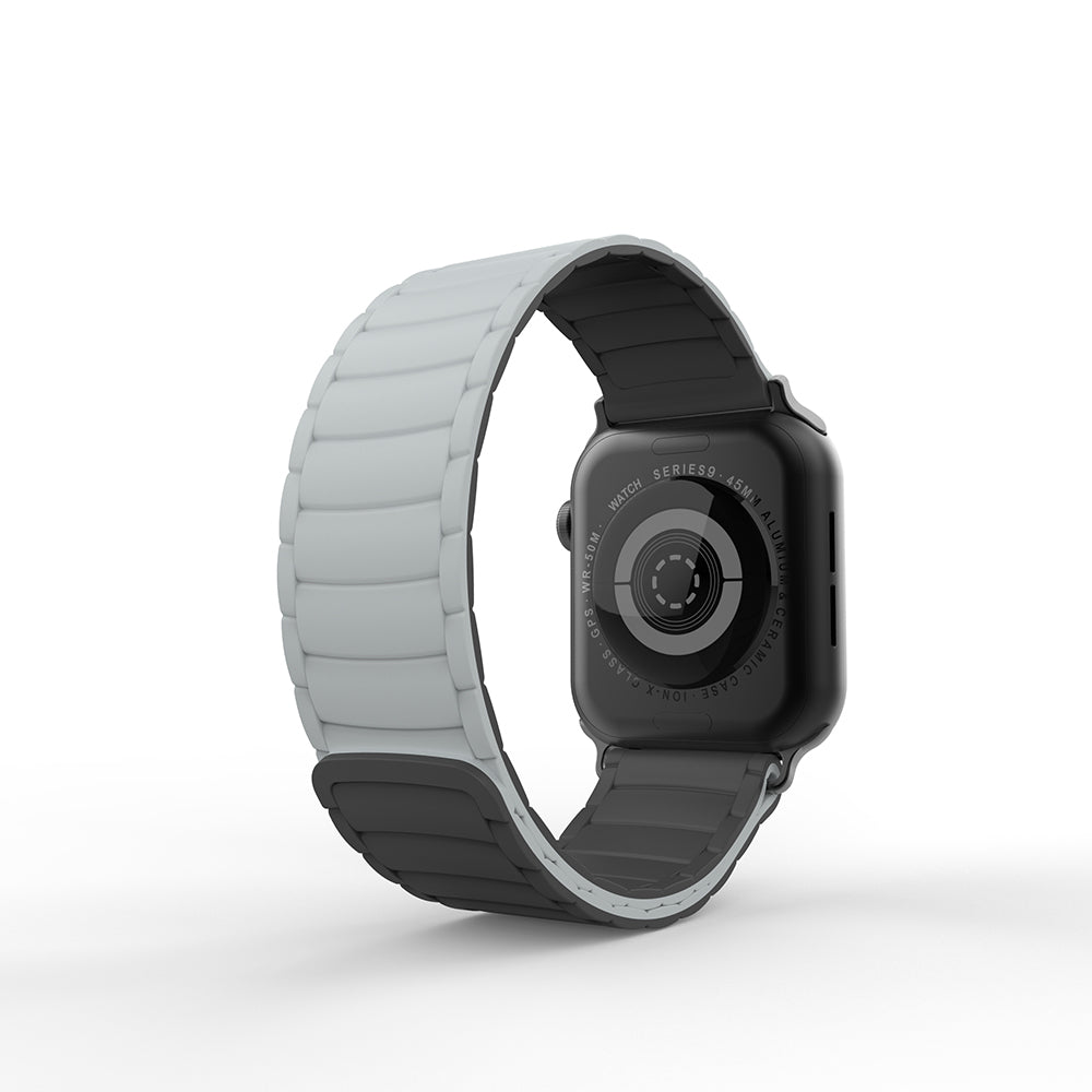Apple Watch 44mm Zore KRD-122 Silikon Kordon Strap Kayış Mint Lila