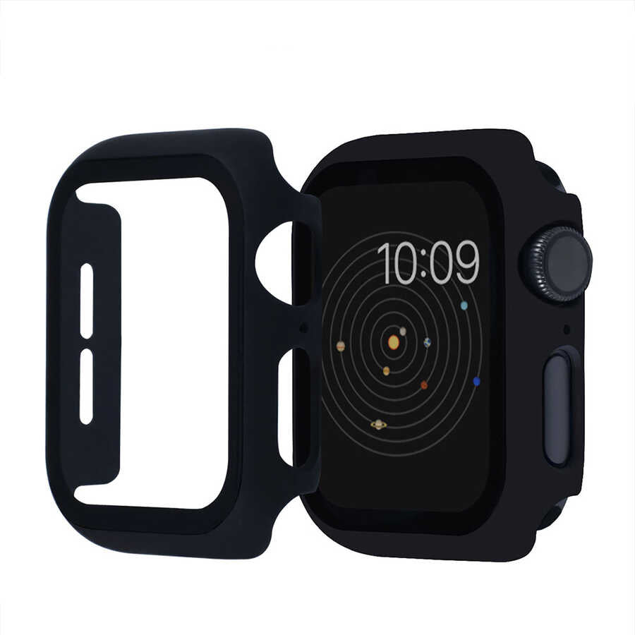 Apple Watch 44mm Zore Watch Gard 01 Ekran Koruyucu Siyah