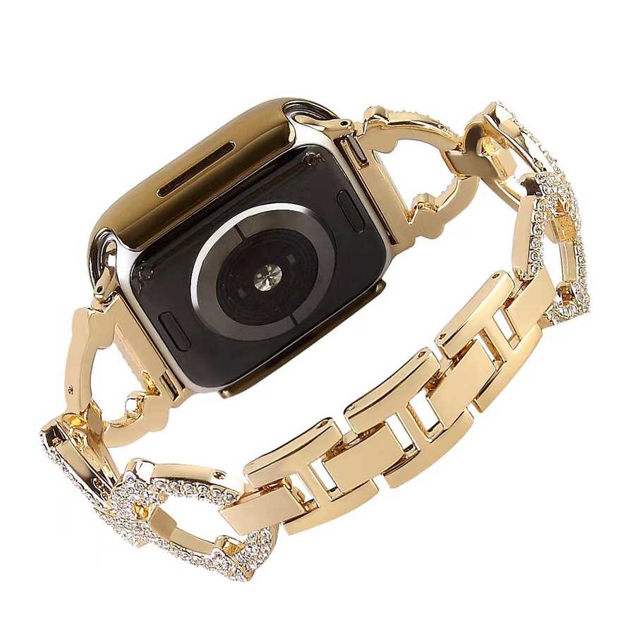 Apple Watch 7 41mm KRD-57 Metal Kordon Rose Gold