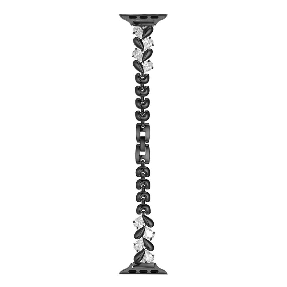 Apple Watch 7 41mm Zore KRD-103 Metal Kordon Siyah