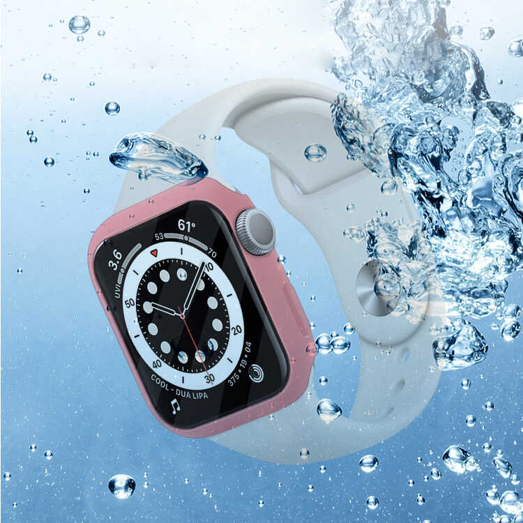 Apple Watch 7 41mm Zore Watch Gard 01 Ekran Koruyucu Gümüş