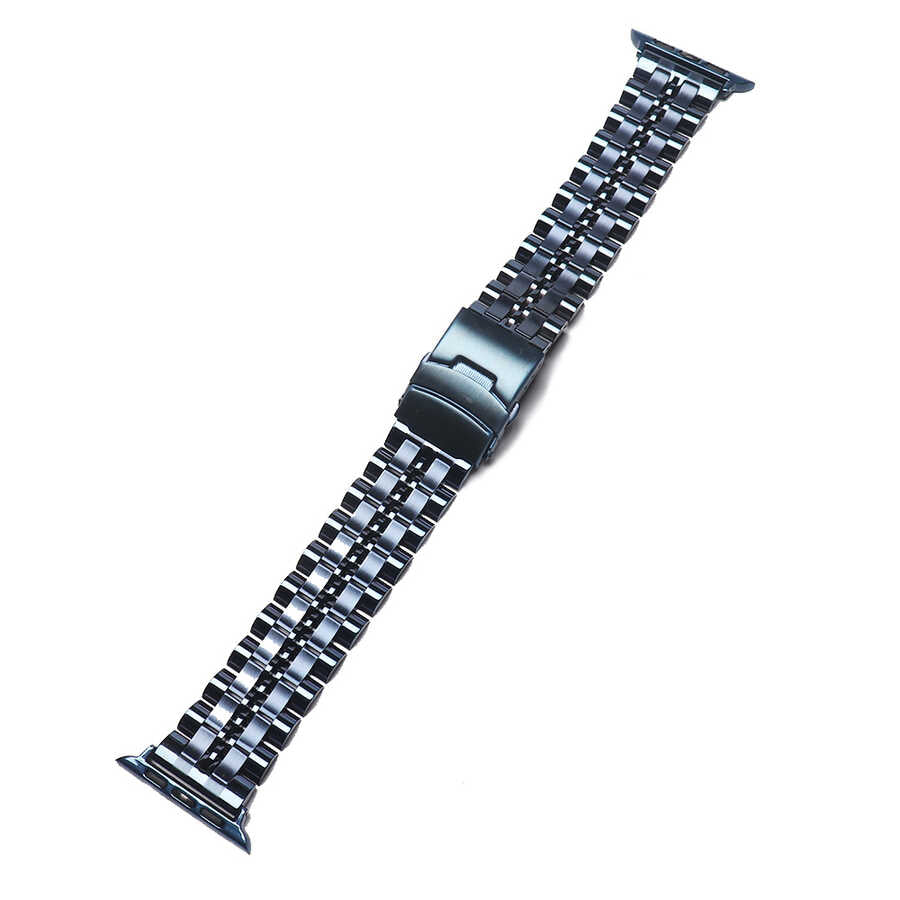 Apple Watch 7 45mm KRD-54 Metal Kordon Gümüş