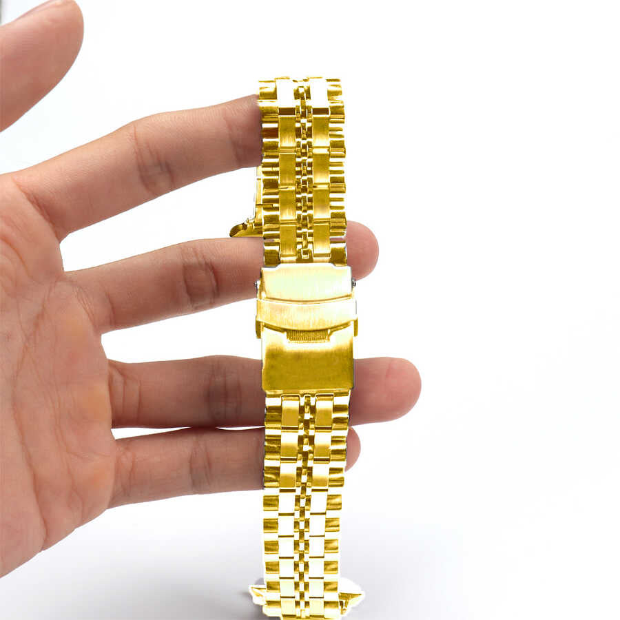 Apple Watch 7 45mm KRD-54 Metal Kordon Gümüş