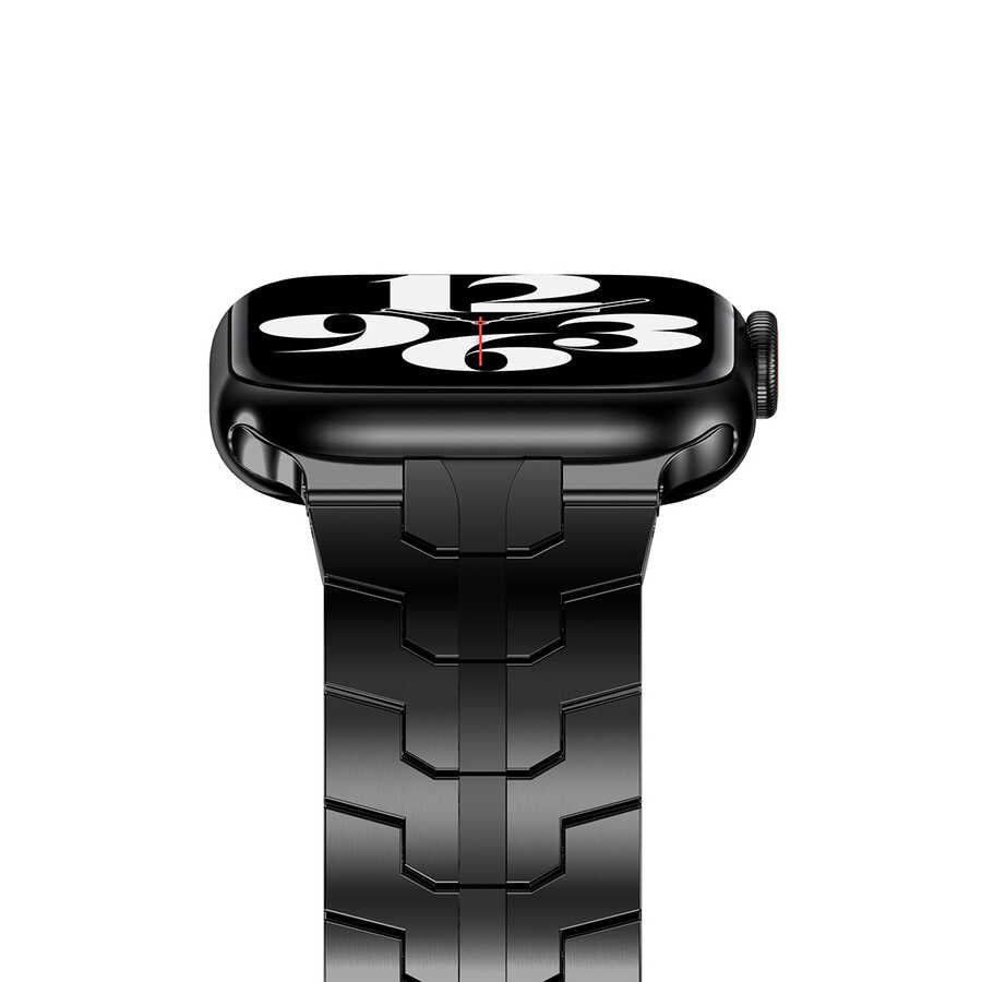 Apple Watch 7 45mm KRD-63 Metal Kordon Gümüş