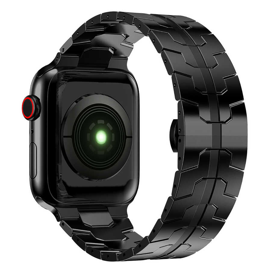 Apple Watch 7 45mm KRD-63 Metal Kordon Gümüş