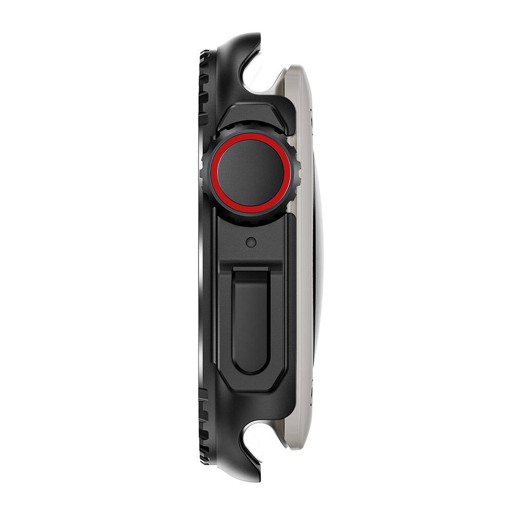 Apple Watch 7 45mm to Apple Watch Ultra 49mm Kasa Dönüştürücü Zore Watch Gard 33 Titanyum