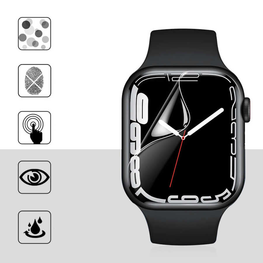Apple Watch 7 45mm Zore Narr Tpu Body Ekran Koruyucu Renksiz