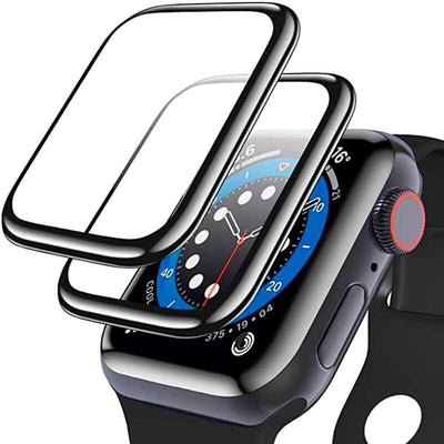 Apple Watch 7 45mm Zore PMMA Pet Saat Ekran Koruyucu Siyah