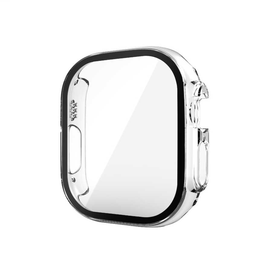 Apple Watch Ultra 49mm Kasa ve Ekran Koruyucu Zore Watch Gard 20 Renksiz