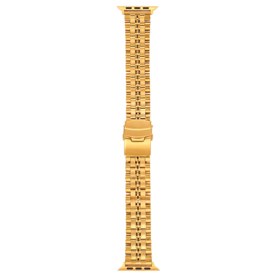 Apple Watch Ultra 49mm Kordon KRD-54 Metal Strap Kayış Gold