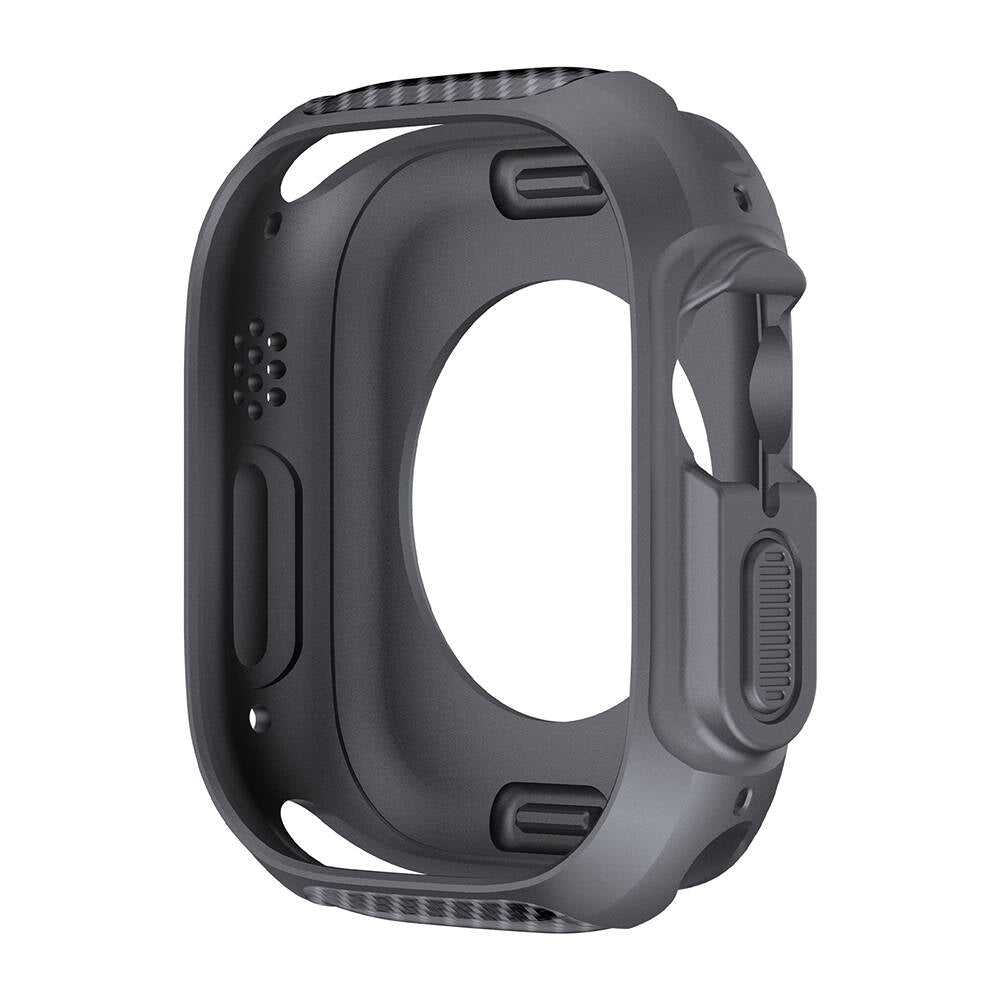 Apple Watch Ultra 49mm Silikon TPU Kasa Koruyucu Zore Watch Gard 31 Yeşil