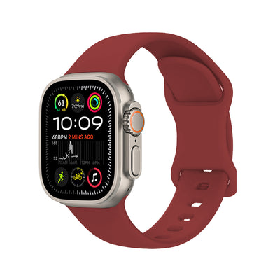 Apple Watch Ultra 49mm Zore KRD-131 Silikon Kordon Strap Kayış Koyu Yeşil