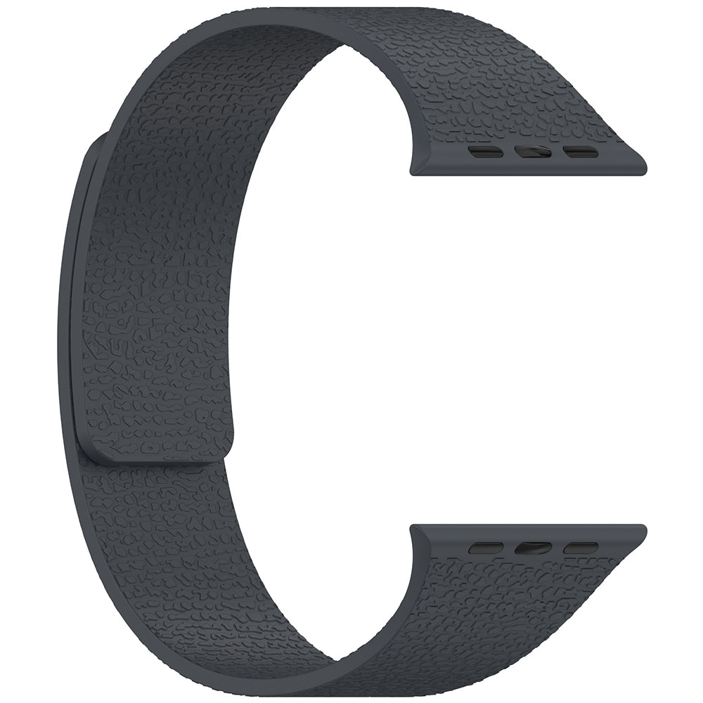 Apple Watch Ultra 49mm Zore KRD-136 Kabartma Desenli Silikon Kordon Beyaz
