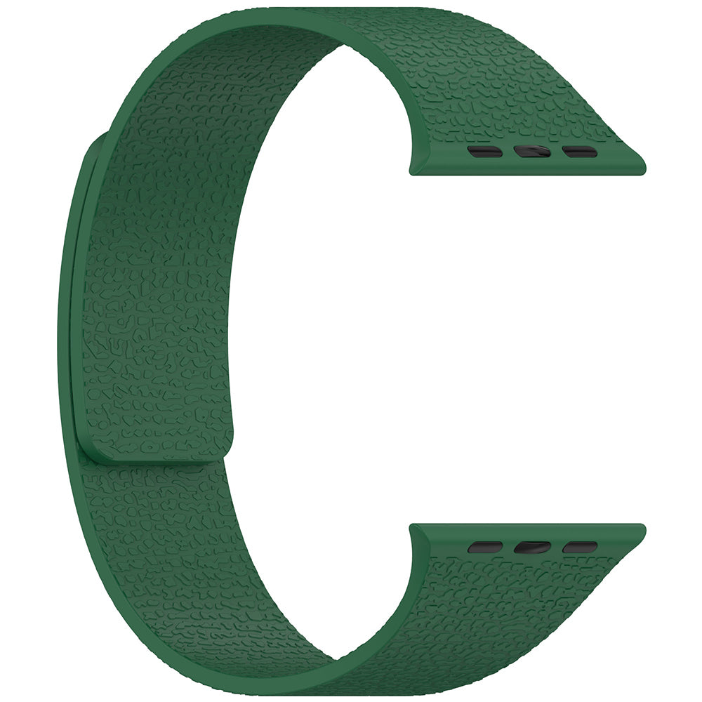 Apple Watch Ultra 49mm Zore KRD-136 Kabartma Desenli Silikon Kordon Beyaz