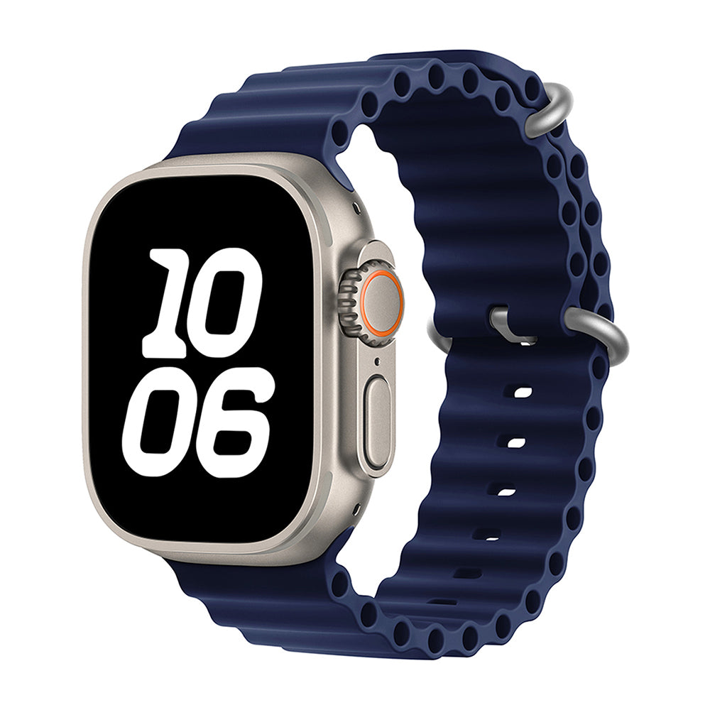 Apple Watch Ultra 49mm Zore KRD-75 Silikon Kordon Lacivert