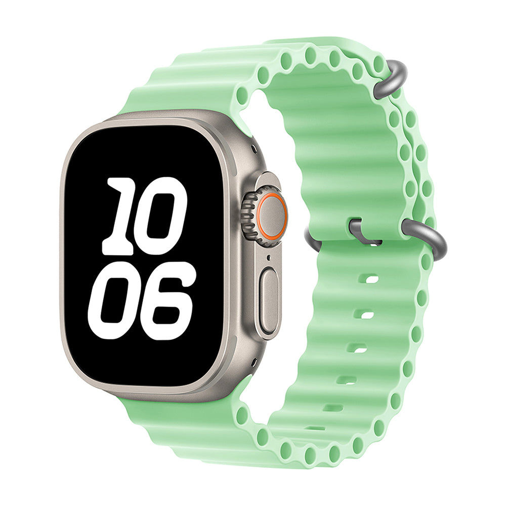 Apple Watch Ultra 49mm Zore KRD-75 Silikon Kordon Açık Yeşil