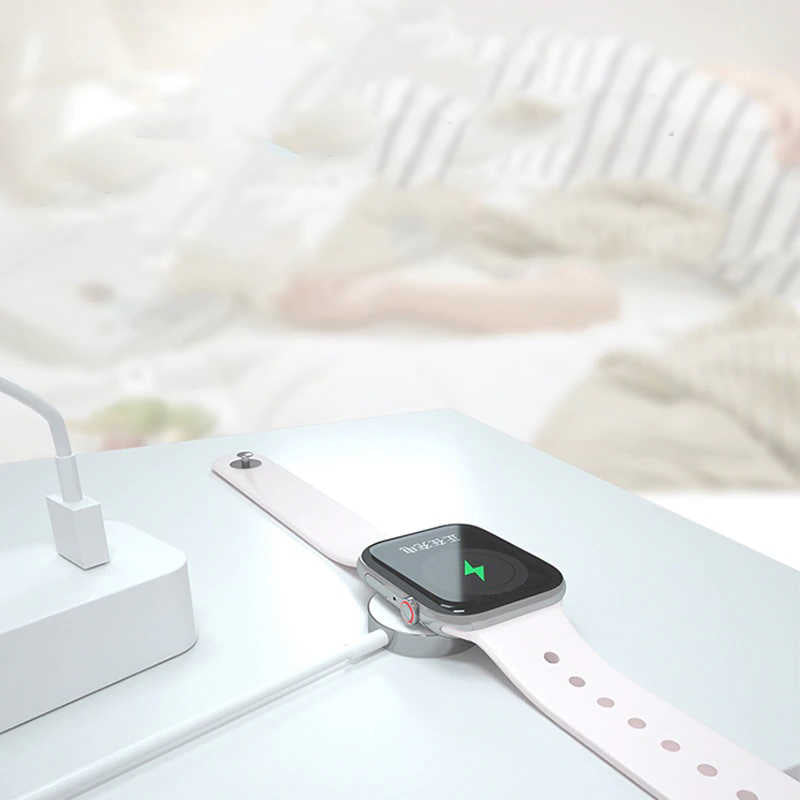 Apple Watch Zore Usb Şarj Kablosu Beyaz