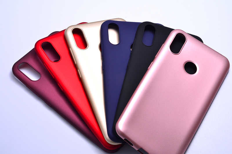 Casper Via A3 Plus Kılıf Zore Premier Silikon Kapak Mürdüm