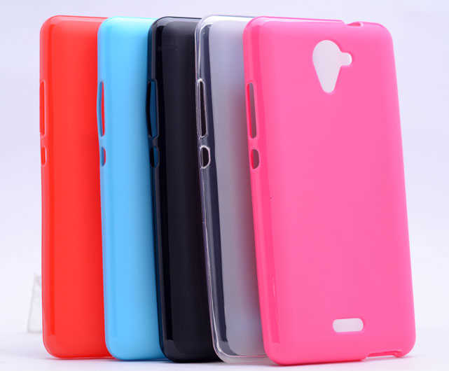 Casper Via E2 Kılıf Zore Süper Silikon Kapak Pembe