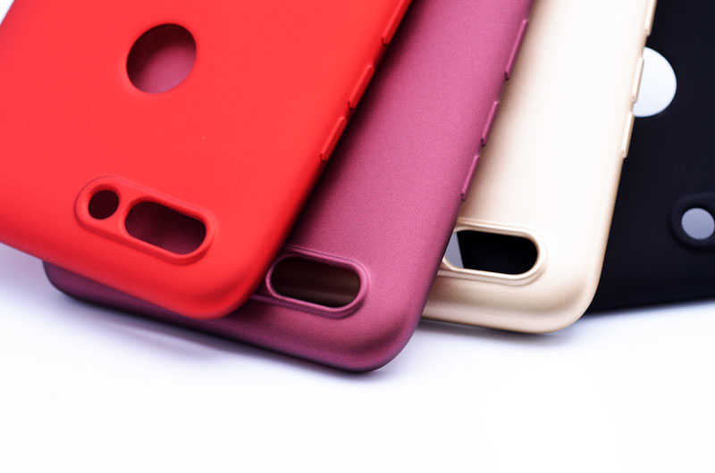 Casper Via F2 Kılıf Zore Premier Silikon Rose Gold