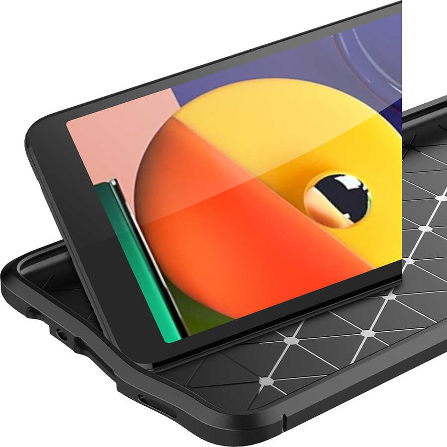 Galaxy A01 Core Kılıf Zore Niss Silikon Kapak Lacivert