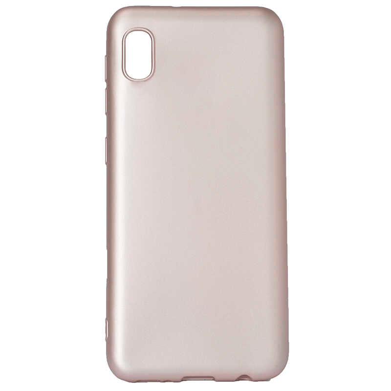 Galaxy A01 Core Kılıf Zore Premier Silikon Kapak Rose Gold