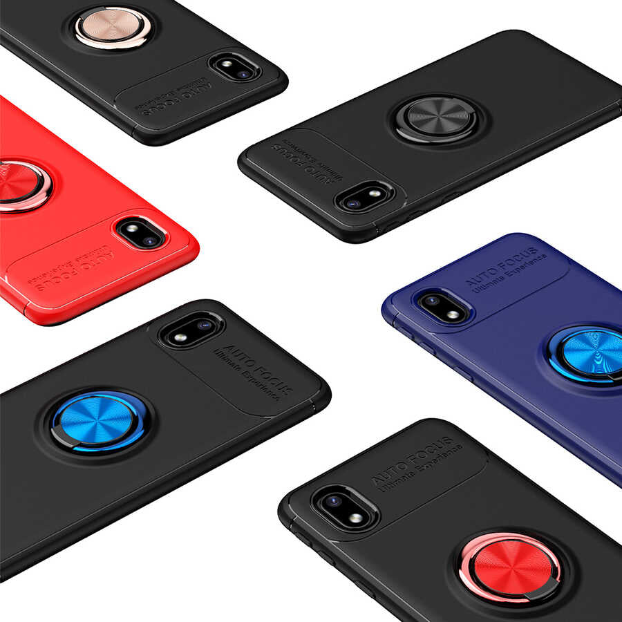 Galaxy A01 Core Kılıf Zore Ravel Silikon Kapak Siyah