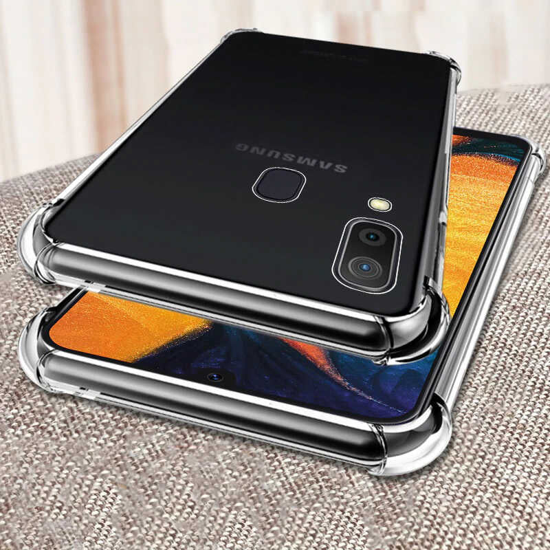 Galaxy A01 Kılıf Zore Nitro Anti Shock Silikon Renksiz