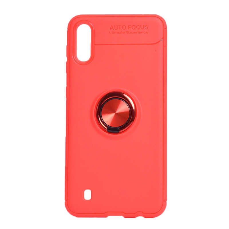 Galaxy A01 Kılıf Zore Ravel Silikon Kapak Kırmızı