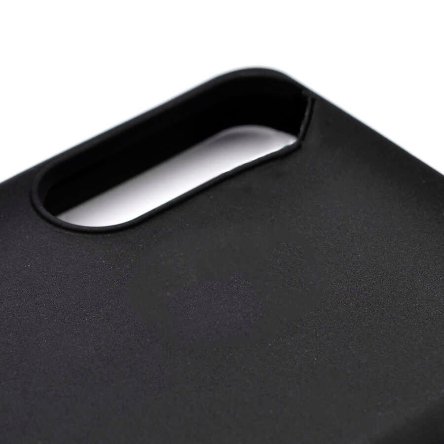 Galaxy A02 Kılıf Zore Biye Silikon Siyah