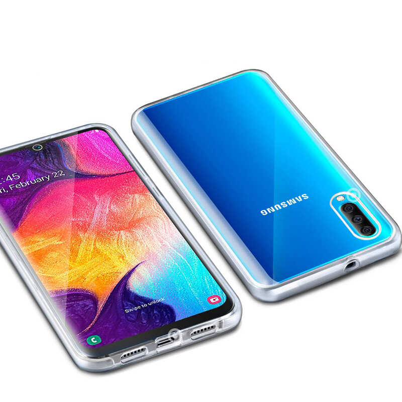 Galaxy A02 Kılıf Zore Enjoy Kapak Renksiz