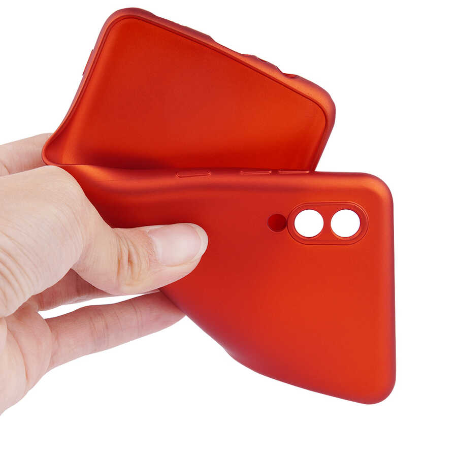 Galaxy A02 Kılıf Zore Premier Silikon Kapak Gold